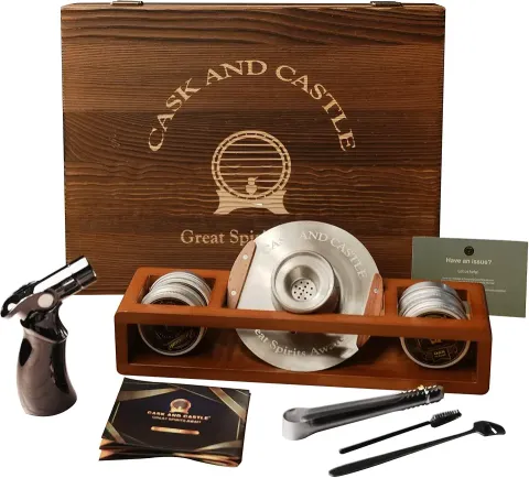 Cocktail Smoker Kit with Torch and Stand