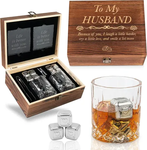 Engraved Whisky Glass Gift Set