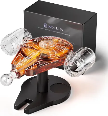 Galaxy Spaceship Whiskey Decanter Set
