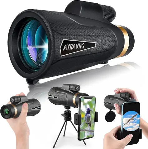 Monocular Telescope with Smartphone Holder