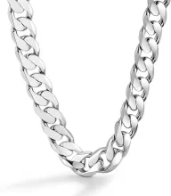  925 Sterling Silver Cuban Link Necklace