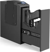 Biometric Handgun Safe with Sliding Door