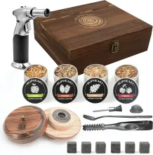  Cocktail Smoker Kit with Torch and Wood Chips