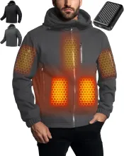  Graphene Heated Fleece Jacket for Men