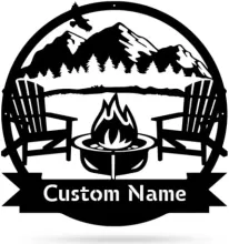  Personalized Campfire Monogram Sign