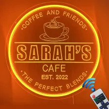  Personalized Coffee Bar Neon Sign