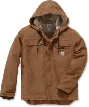  Relaxed Fit Washed Duck Sherpa-Lined Jacket
